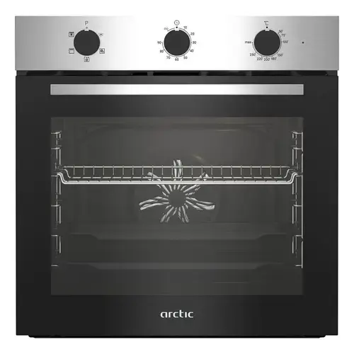 Cuptor incorporabil Arctic ARVIF1110XD, Clasa A, Capacitate 71 l, Electric, 4 functii, Grill, AeroCooking, Aqua Drop Clean, Timer (Inox)