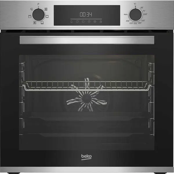 Cuptor incorporabil Beko BBIE12300XD, Electric, Grill, SteamShine Cleaning, Timer, Inox ,72 l, Clasa A