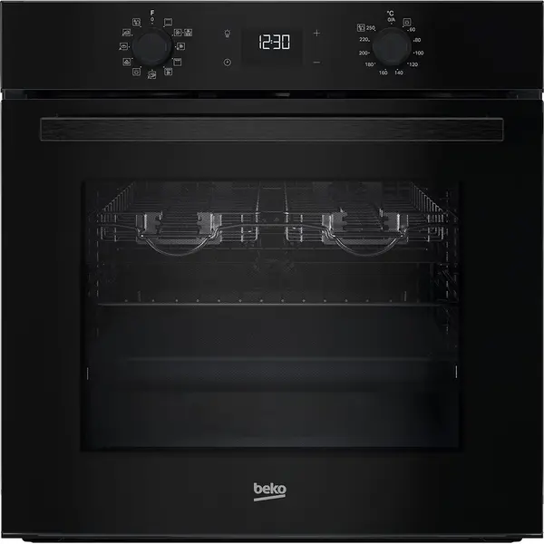 Cuptor incorporabil Beko BBIMZ7300BD, 71 l, Clasa A+, Autocuratare SteamShine, 11 functii, Negru