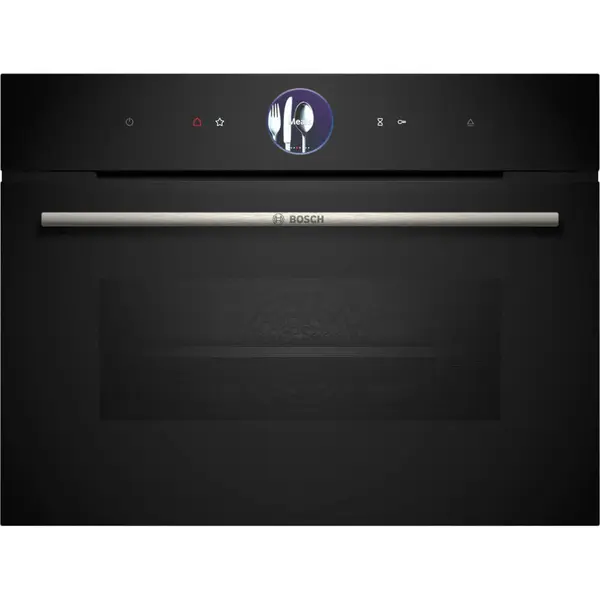 Cuptor incorporabil Bosch CSG7364B1, Multifunctional, 47 L, Perfect Steam, EcoClean Direct, Touch control, Grill, Prefect Bake, Clasa A+