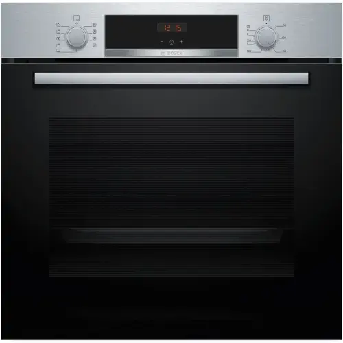 Cuptor incorporabil Bosch HBA534ES3, 71 L, Electric, Multifunctional, Grill, 7 functii, Autocuratare EcoClean + hidrolitica, 3D Hotair, Suport telescopic, Clasa A+ (Inox)