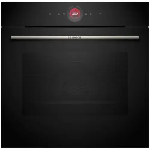 Cuptor incorporabil Bosch HBG7741B1, Electric, 71 l, Multifunctional, 14 functii , Autocuratare pirolitica, Grill, Home Connect, Air Fry, Clasa A+, Negru