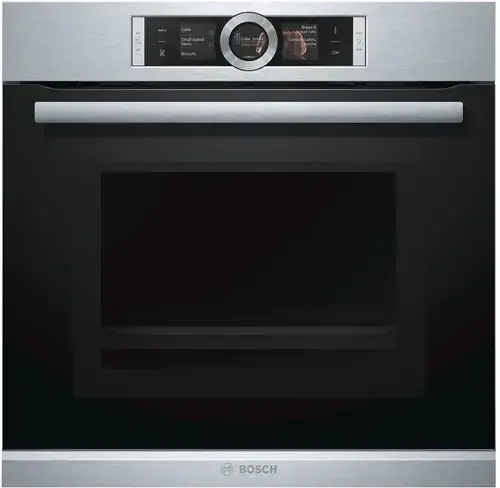 Cuptor incorporabil BOSCH HMG636BS1, Electric, Control Touch TFT, 67 l, Grill, Functie microunde, EcoClean (Negru/Inox)