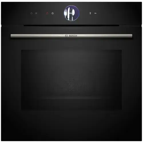 Cuptor incorporabil Bosch HMG7361B1, Electric, 67 l, Multifunctional, Functie microunde, 20 functii , Air Fry, Home Connect, Autocuratare EcoClean Direct, Grill (Negru)