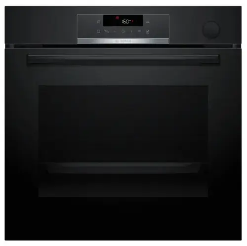 Cuptor incorporabil Bosch HRG532EB3, 71 L, Electric, Multifunctional, Grill, 8 functii, Touch control, Autocuratare EcoClean Direct, Functie aburi, Air Fry, 3D Plus (Negru)