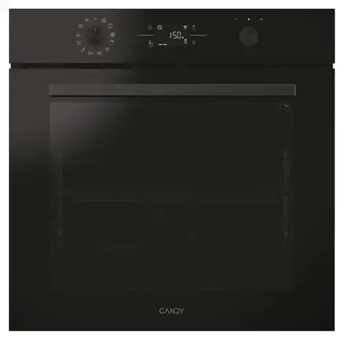 ​Cuptor incorporabil Candy CA6 NP5B3CTB, 78 litri, Clasa A++, Smart View UX, Tehnologie No Preheat, Conectivitate Wi-Fi + BLE, 6 niveluri de gatire (Negru)​