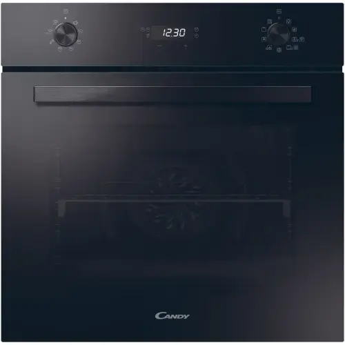 Cuptor incorporabil Candy FMBC P996S E0, Electric, 70 l, Autocuratare pirolitica, Steam, Conectivitate WiFi/ hOn app, Display touch control, Soft close, Clasa A (Negru)
