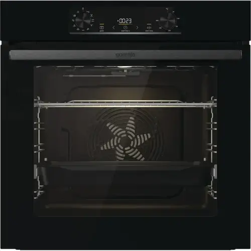 Cuptor incorporabil Gorenje BO6735E05B, Clasa A, 77 l, GentleBake, FrozenBake, AquaClean, GentleClose, Negru