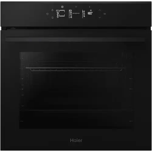 Cuptor incorporabil Haier H6 ID46G3HTB, Electric, 78 l, 18 functii, Wi-Fi, Curatare Hidrolitica, Softclose&Softopen, Click&Clean, Clasa A++ (Negru)