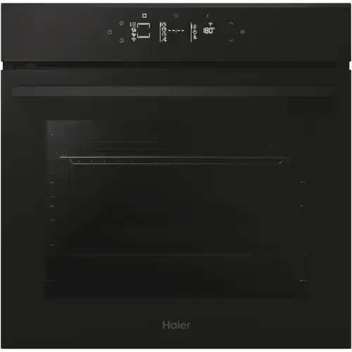 Cuptor incorporabil Haier H6 ID46G5HTB, Electric, 78 l, 18 functii, Wi-Fi, Curatare Hidrolitica, Softclose&Softopen, Click&Clean, Clasa A++ (Negru)