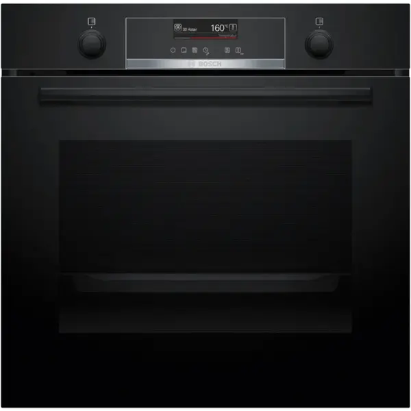 Cuptor incorporabil HBG539EB3, EcoClean Direct, 71 l, 5 niveluri de coacere, Control electronic, Negru, Clasa A+