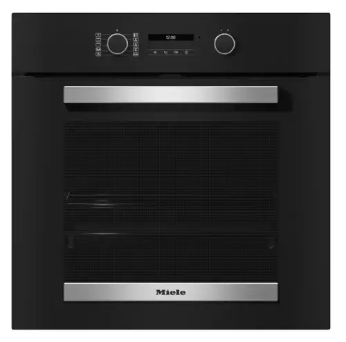 Cuptor incorporabil Miele H 2467 BP ED-LOOK, Electric, 76 l, Autocuratare pirolitica, EasyControl Plus, WiFi Miele@home, Grill, Clasa A+ (Negru)