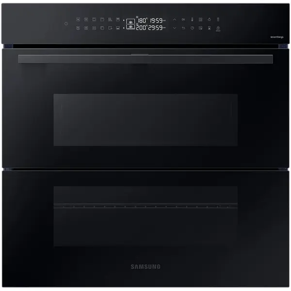 Cuptor incorporabil Samsung NV7B4345VAK/U2, Electric, 76 l, Autocuratare catalitica, Wifi SmartThings, Dual Cook Flex, Display touch, Air sous vide, Natural Steam, Negru, Clasa A+