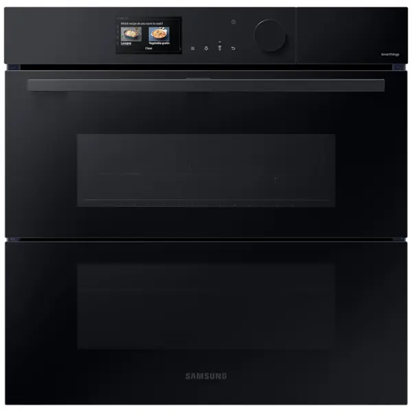 Cuptor incorporabil Samsung NV7B6799JAK/U2, 76 l, Dual Cook Steam, Wi-Fi, AI Pro Cooking, Air Fry, Air Sous Vide, Food Probe, Camera, Autocuratare pirolitica, Clasa A+