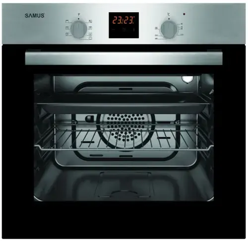 Cuptor incorporabil Samus SC617EXV, Electric, 58 L, 7 functii (Negru/Inox)
