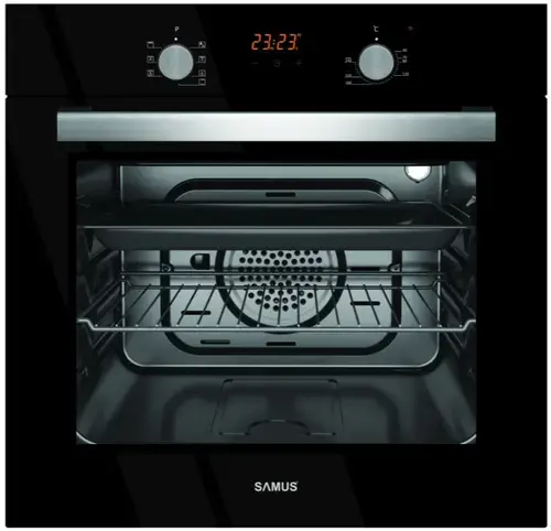 Cuptor incorporabil Samus SC619EGV, Electric, 62 L, 7 functii (Negru)