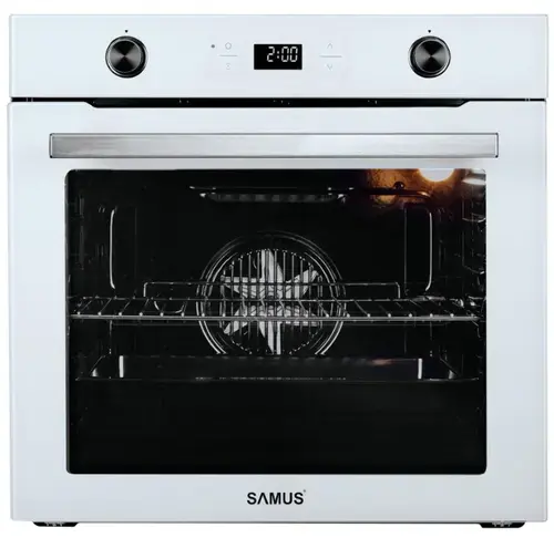 Cuptor incorporabil Samus SC626WGD9, 75 L, Electric, Grill, 9 Functii (Alb)