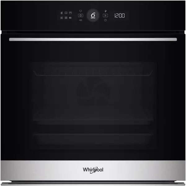 Cuptor incorporabil Whirlpool WOI5S8HM0SXA, Electric, 73 l, Autocuratare hidrolitica, Tehnologie al 6-lea simt, Casa A+