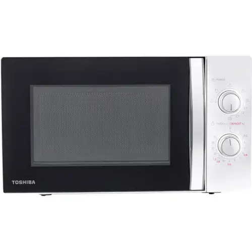 Cuptor microunde Toshiba MW-MG20PWH, 20 l, 800W, Grill, 6 nivele putere, Iluminare LED (Alb)