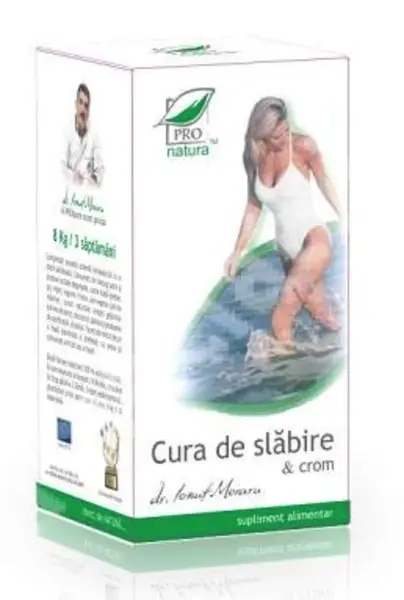 Cura de Slabire cu Crom Dr. Ionut Moraru - 210 capsule, Medica - ProNatura