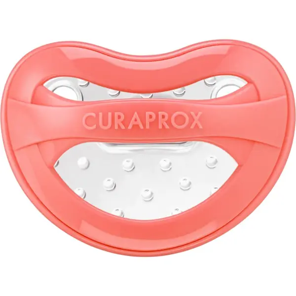 Curaprox Baby 0+ Months suzetă Coral 1 buc