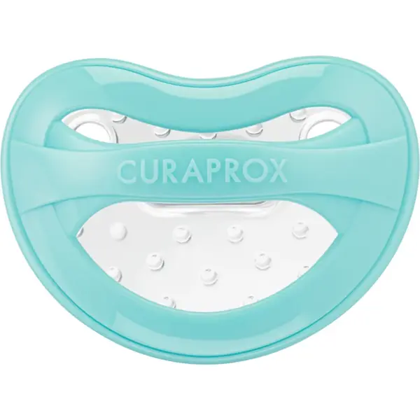 Curaprox Baby 0+ Months suzetă Turquoise 1 buc