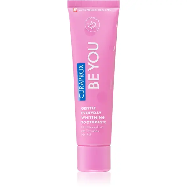 Curaprox Be You pastă de dinți regeneratoare cu efect de albire aromă de pepene roșu 60 ml