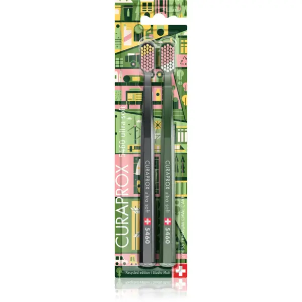 Curaprox CS 5460 Recycled Edition 2.0 periuțe de dinți 2 buc
