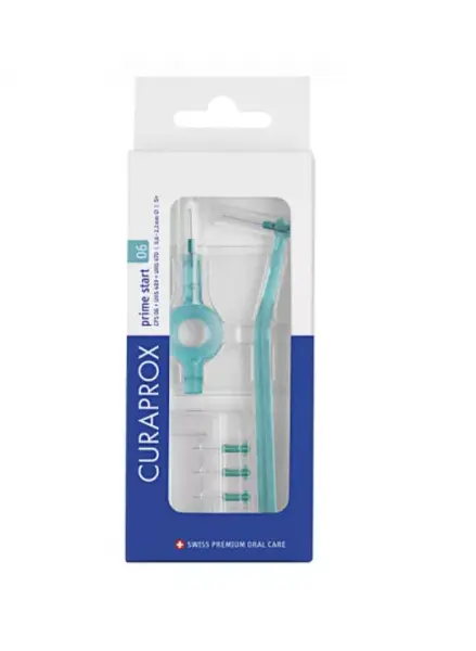 Curaprox Periute interdentare 06 cu maner Prime Start 5 bucati