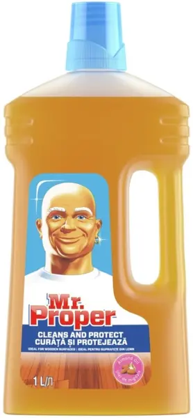 Curățător de podele din lemn Mr. Proper - Clean and Protect, 1 l