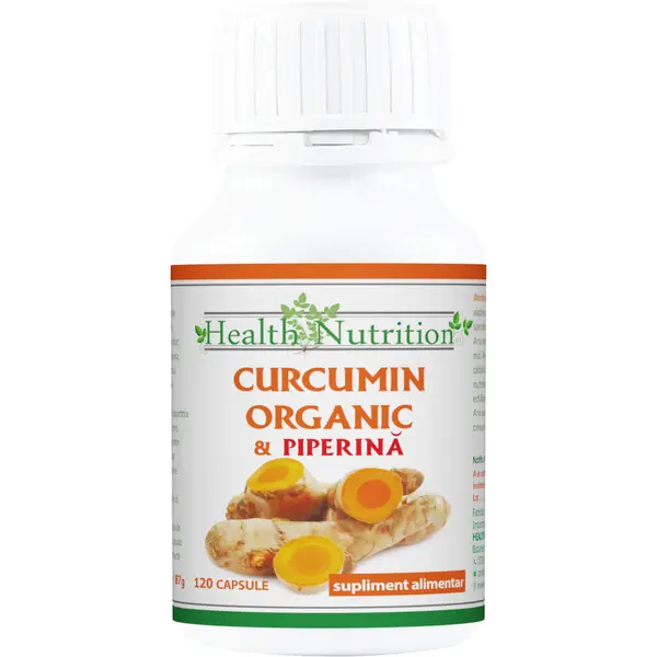Curcumin Organic + Piperina 120cps