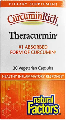 CurcuminRich Terakurmin, 30 mg, 30 capsule, Natural Factors