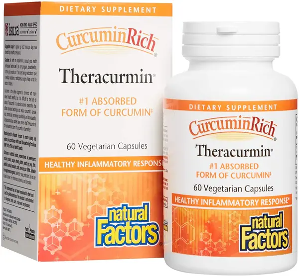CurcuminRich Theracurmin, 30 mg, 60 capsule, Natural Factors