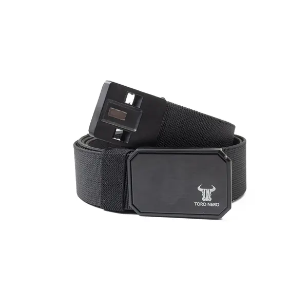 Curea barbati elastica,catarama magnetica,reglabila pentru mai multe dimensiuni(maxim 125cm), negru Tor