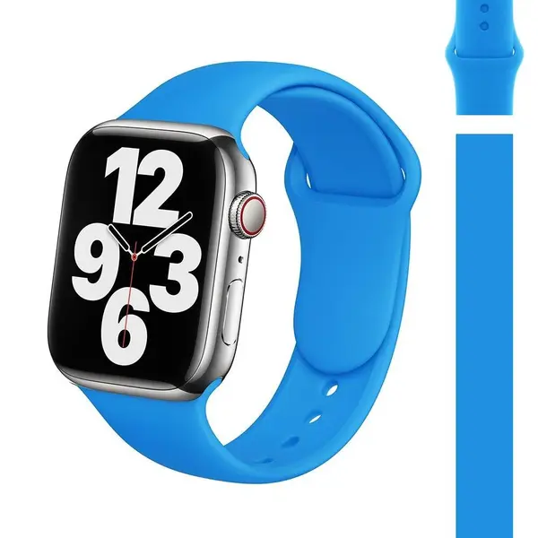 Curea ceas Silicon Blue - 38/40/41