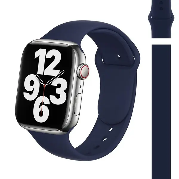 Curea ceas Silicon Midnight Blue - 38/40/41