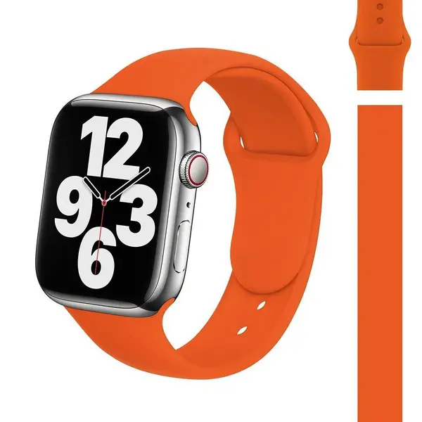 Curea ceas Silicon Orange - 38/40/41