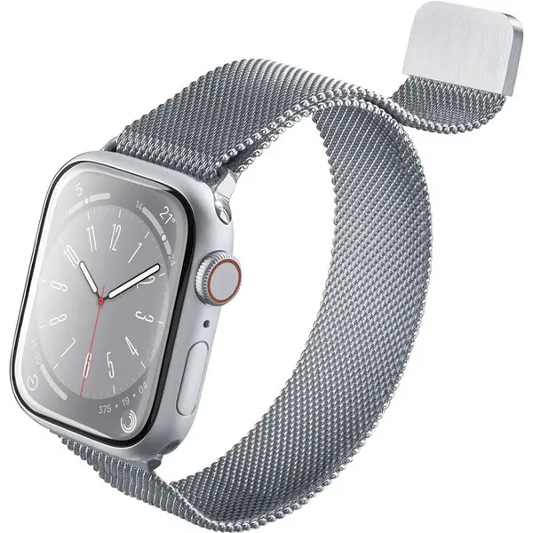 Curea Cellularline - Steel, Apple Watch, 38/40/41 mm, gri