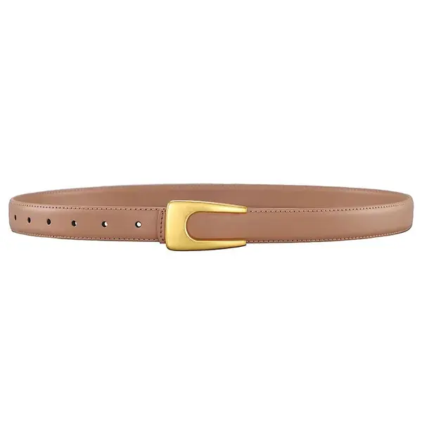 Curea dama C-190, piele naturala, Bej