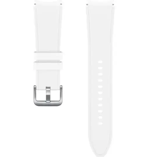 Curea de schimb Samsung Ridge Sport ET-SFR89LWEGEU pentru Samsung Galaxy Watch 4/ 4 Classic, M/L (Alb)