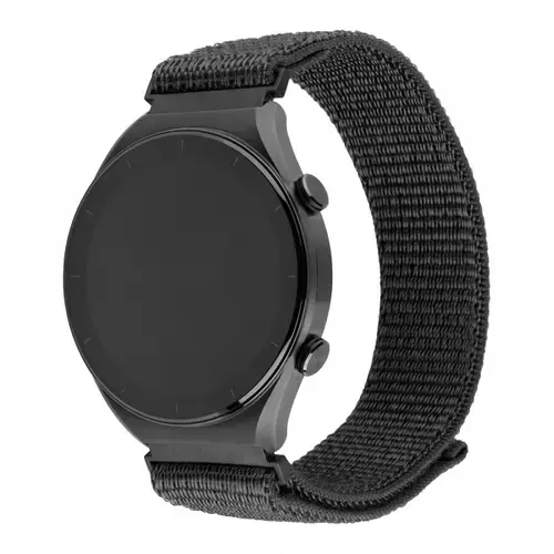 Curea Fixed Nylon Sporty pentru Huawei Watch / Xiaomi Watch Series, 22mm, Gri