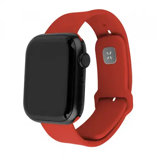 Curea Fixed Silicone Sporty pentru Apple Watch 42mm / 41mm / 40mm / 38mm Series, Rosu
