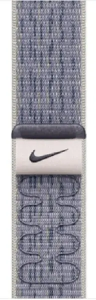 Curea pentru Apple - Nike Sport Loop, Apple Watch, 40 mm, Grey/Blue