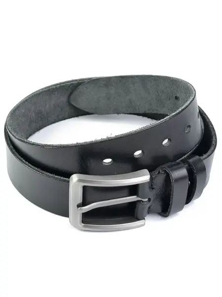 Curea pentru barbati 5816, piele naturala, 120 cm, Neagra