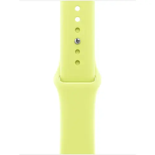 Curea Smartwatch Apple MFGC4ZM/A pentru Watch 42mm, Sport Band - S/M (Galben)