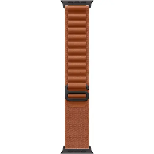 Curea Smartwatch Apple MG9F4ZM/A pentru Watch 49mm, Alpine Loop - Large - Black Titanium Finish (Maro)
