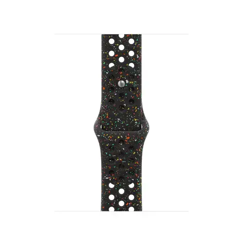 Curea Smartwatch Apple MG9X4ZM/A pentru Watch 40mm, Nike Sport Band, S/M (Negru)