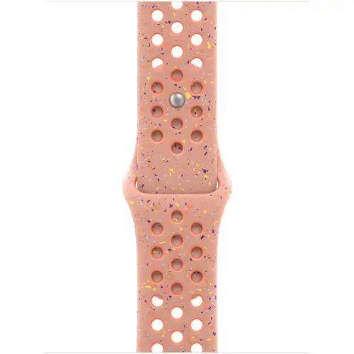 Curea Smartwatch Apple MGA44ZM/A pentru Watch 40mm, Nike Sport Band, S/M (Roz)