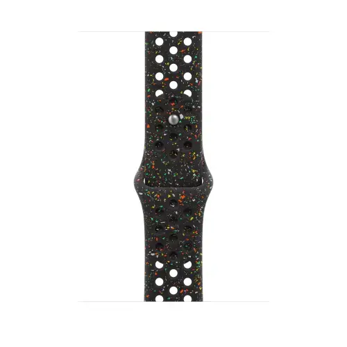 Curea Smartwatch Apple MGC34ZM/A pentru Watch 46mm, Nike Sport Band, M/L (Negru)