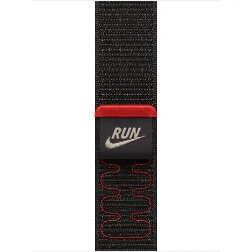 Curea Smartwatch Apple MGCX4ZM/A pentru Watch 42mm, Nike Sport Loop (Negru)